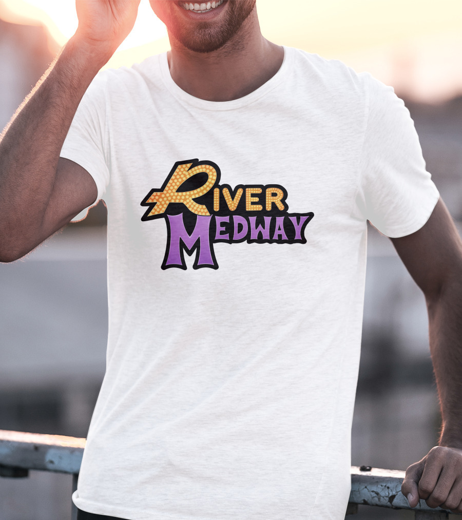 River Medway Merch Shop Bold Lettering T-Shirt