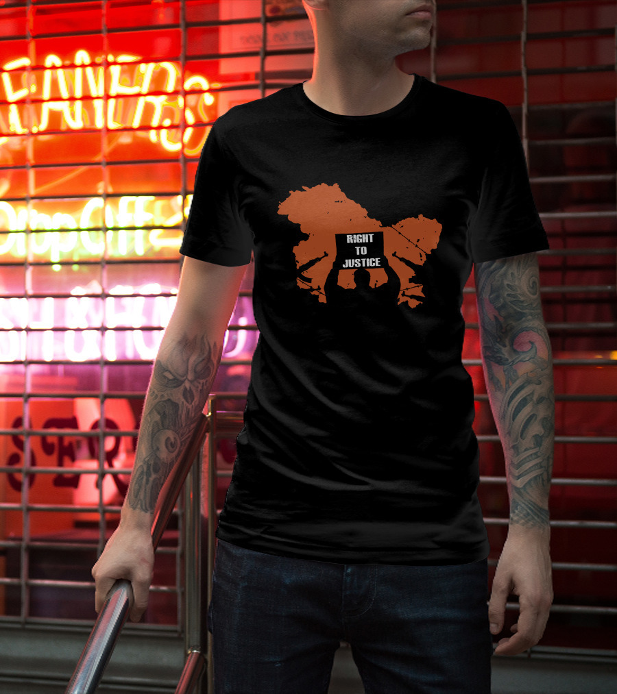Genocide The Kashmir Files Right To Justice Map Protest Akshay Dhanak T-Shirt
