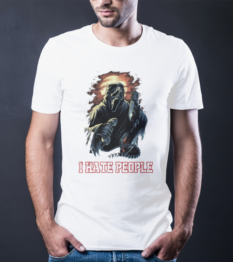 Ghostface I Hate People T-Shirt