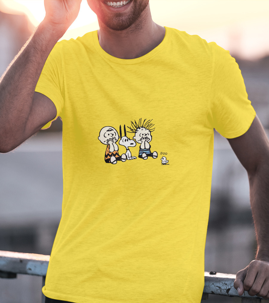 Snoopy Boo Peanuts Charlie Brown Woodstock Collection T-Shirt