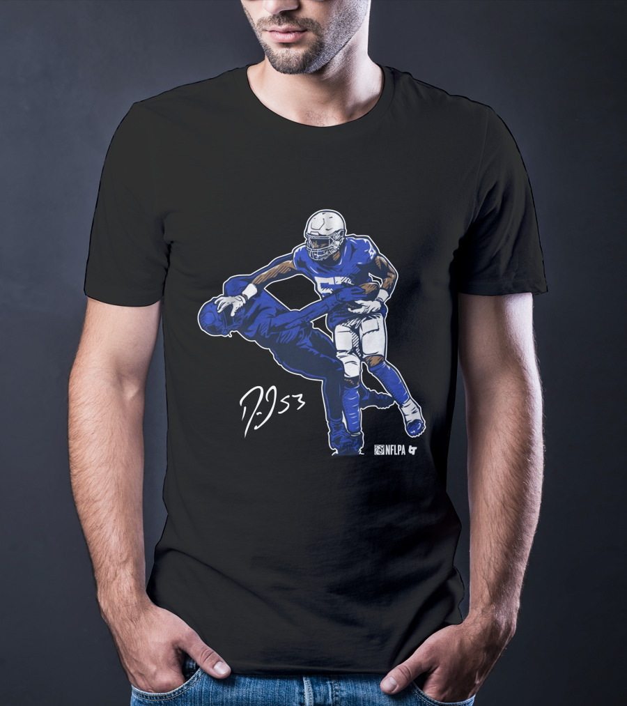 Darius Leonard NFLPA Stiff Arm 53 Sports T-Shirt