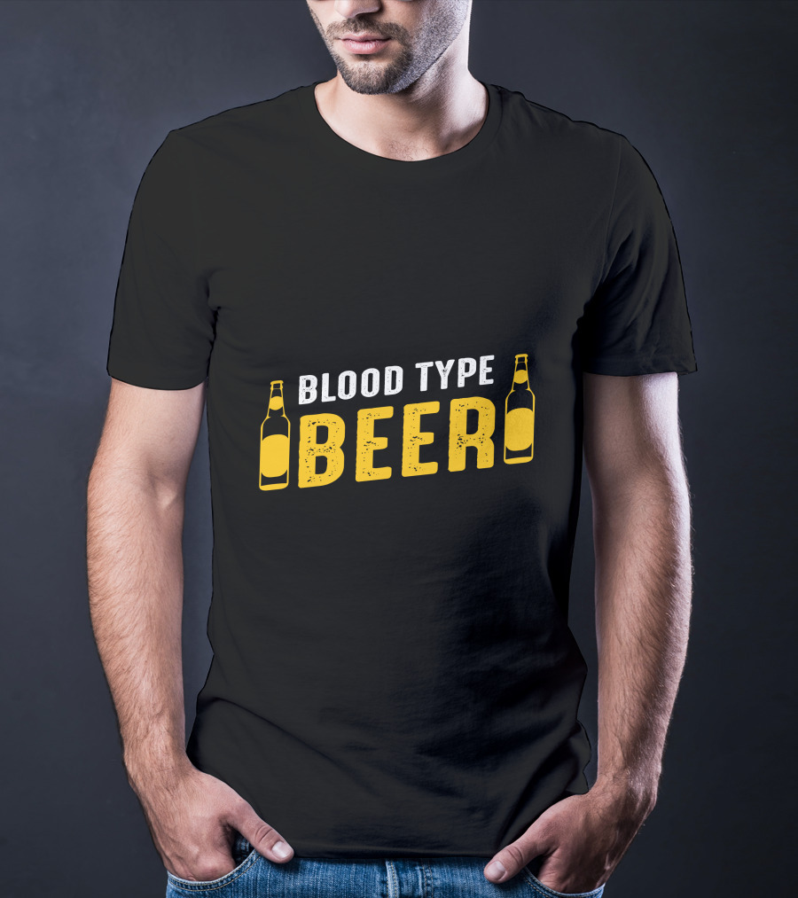 Blood Type Beer Bottles T-Shirt