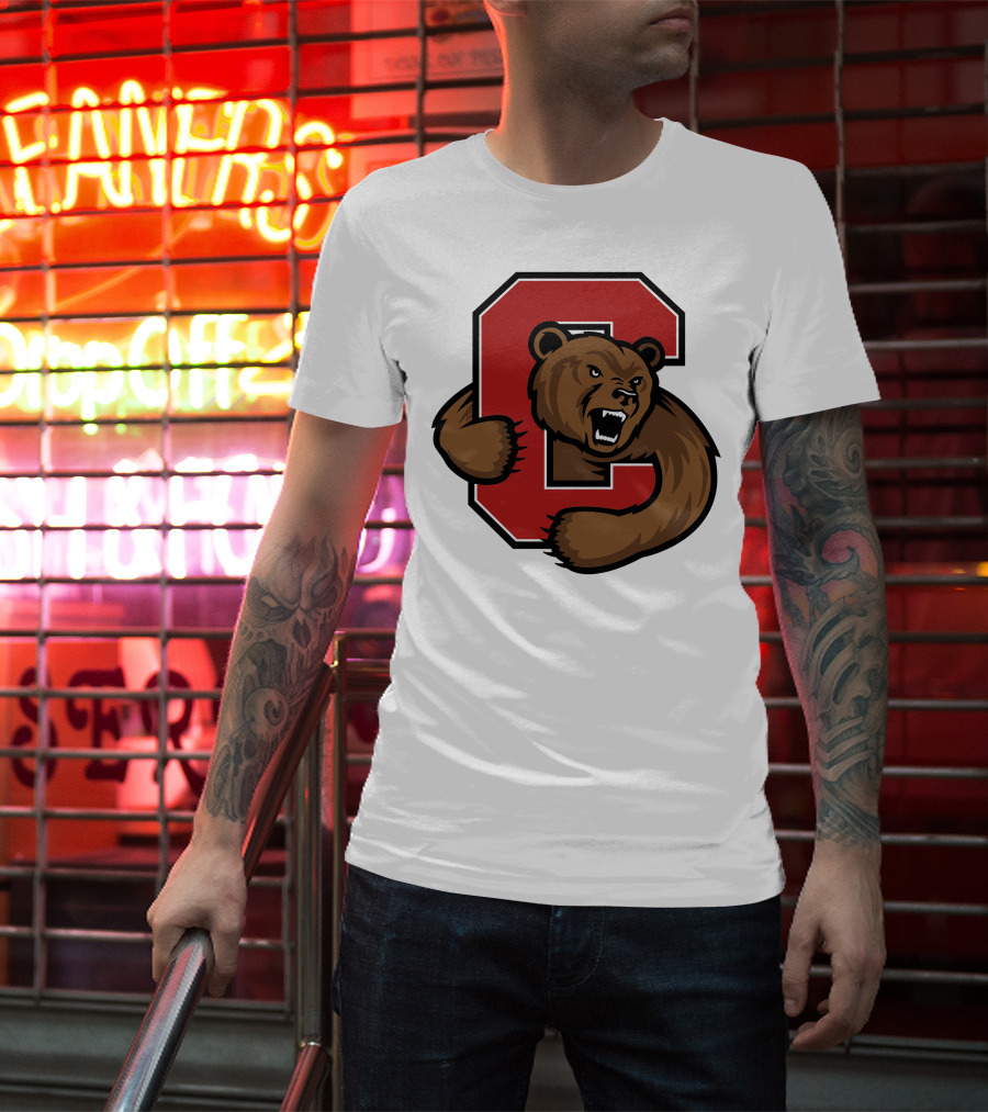 Cornell Big Red Bear Logo C T-Shirt