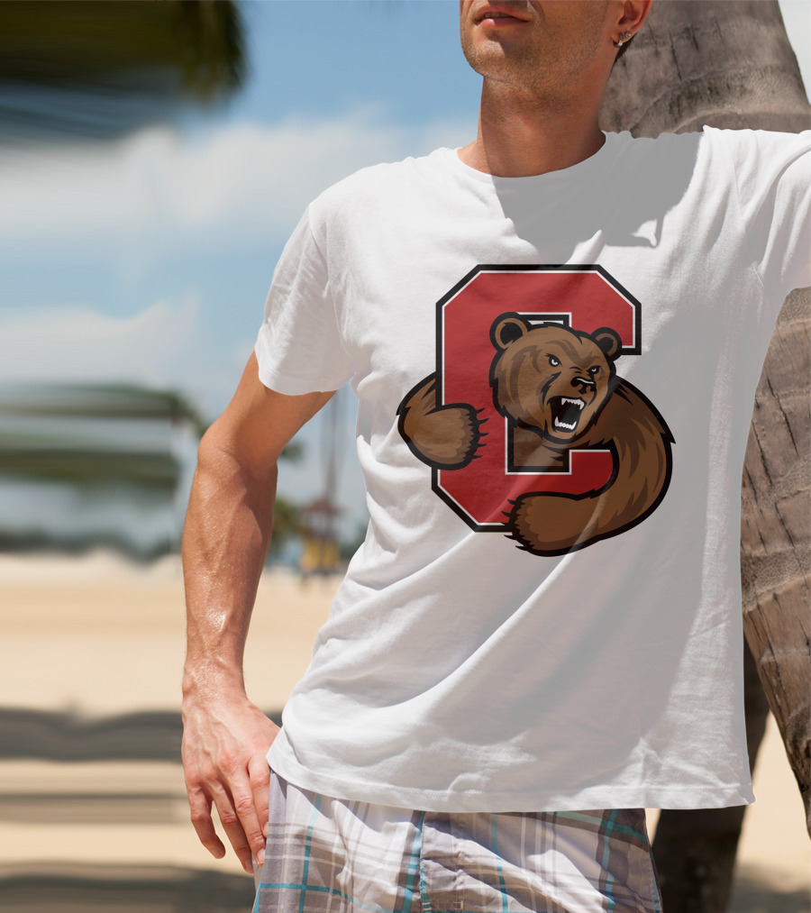 Cornell Big Red Bear Logo C T-Shirt
