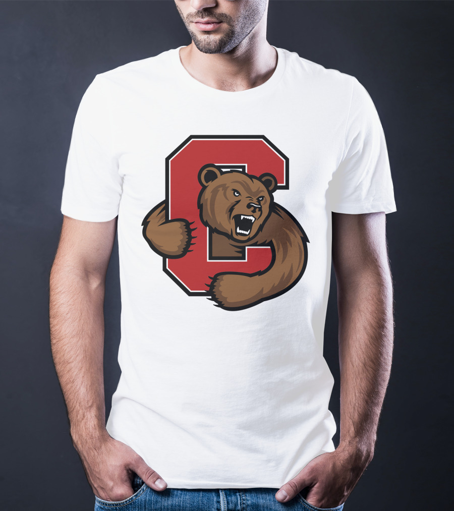 Cornell Big Red Bear Logo C T-Shirt