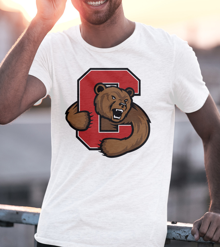 Cornell Big Red Bear Logo C T-Shirt