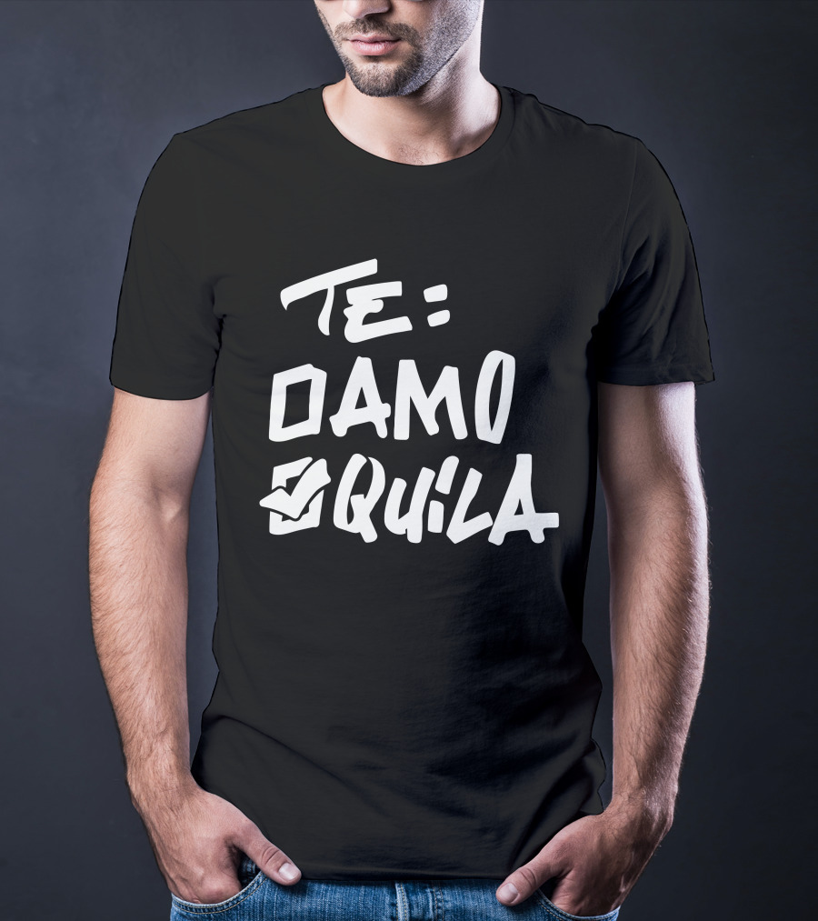 Te Amo Tequila Checked Box T-Shirt