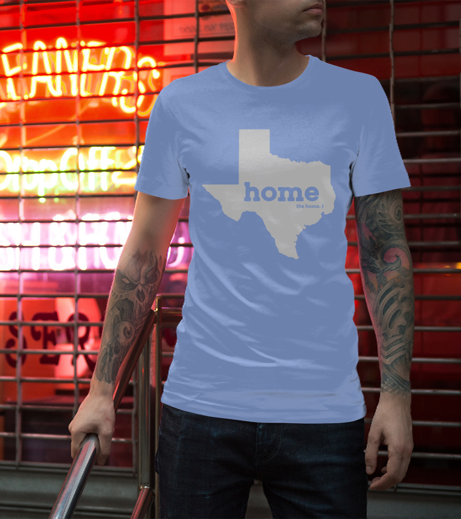 Home Shark Tank Texas State Silhouette The Home T T-Shirt