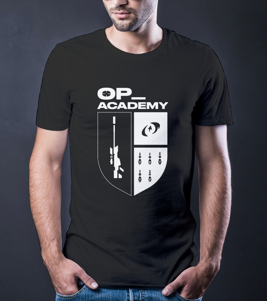 Cdnthe3rd Merch Op Academy Sniper Shield Tactical Icons T-Shirt