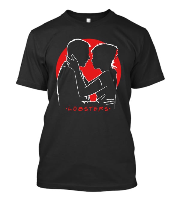 Friends Merch Collection Lobsters Silhouette Red Circle T-Shirt