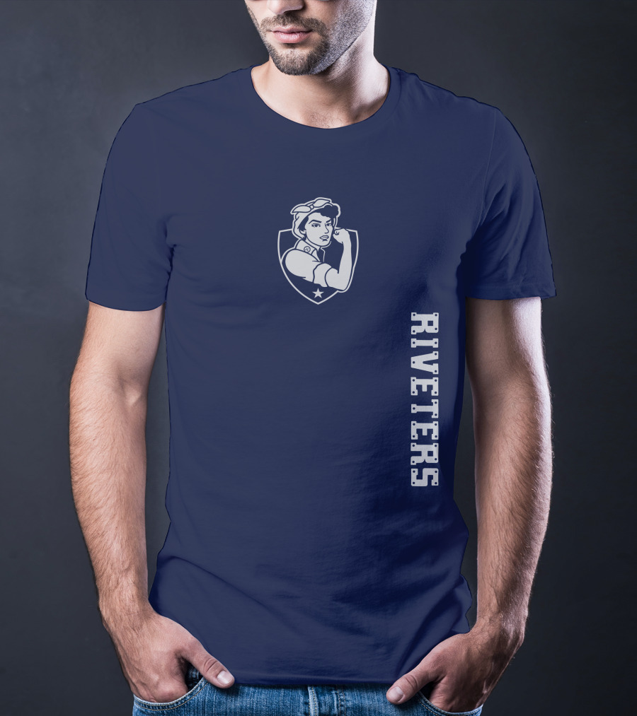 Steel Stretch Riveters Rivetershockeyshop Rosie The Riveter T-Shirt