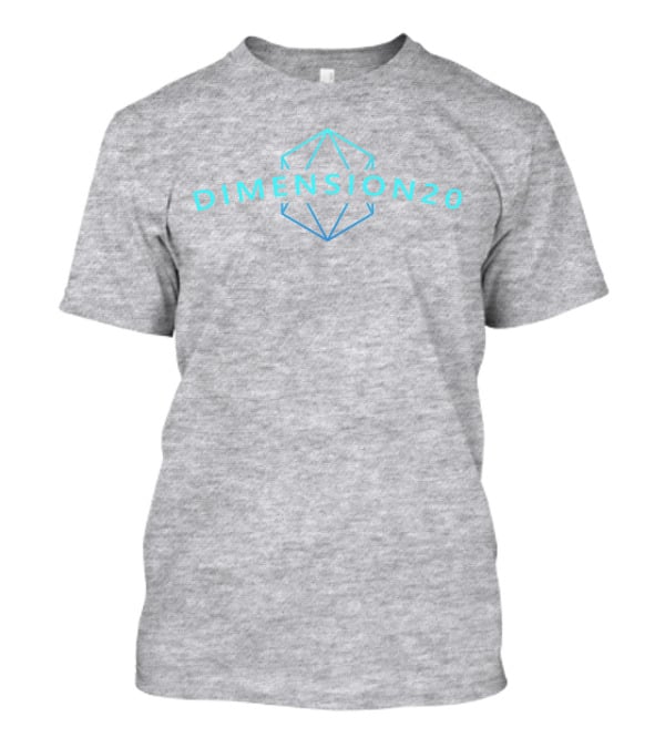 Dimension 20 Merch Geometric Logo Design Dimension 20 T-Shirt