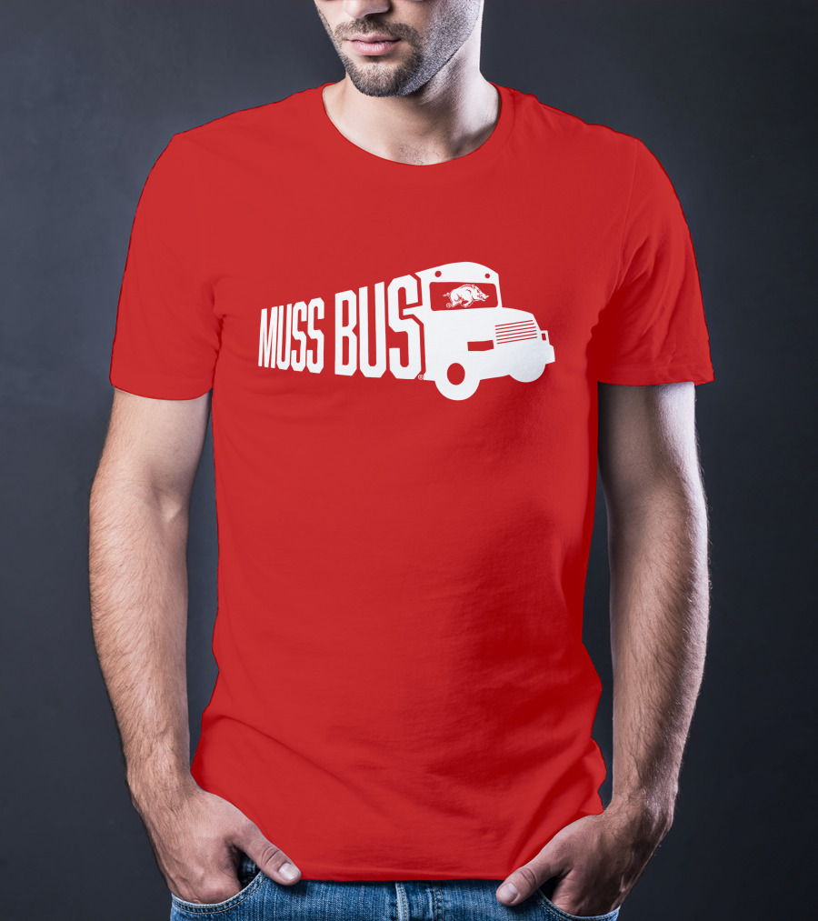 Muss Bus Eric Musselman Arkansas Razorbacks T-Shirt
