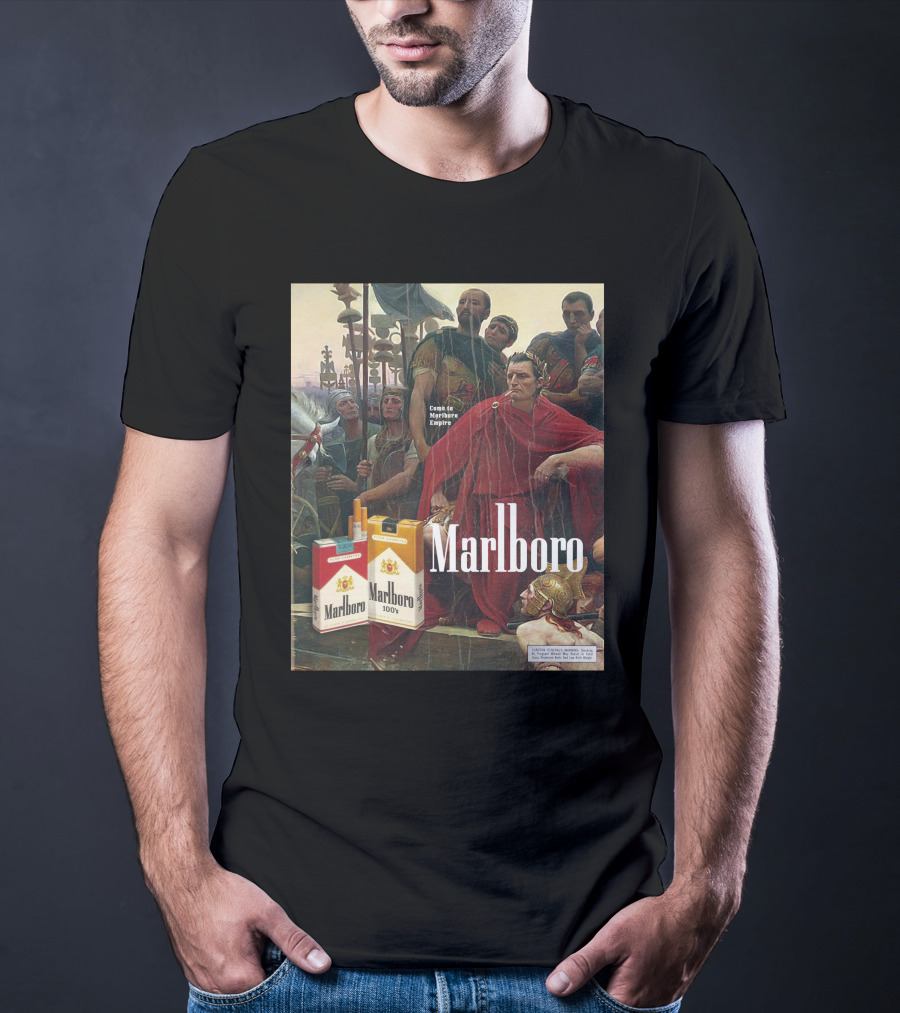MarlboroManCo Come To Marlboro Empire Roman Soldiers Marlboro Packs T-Shirt