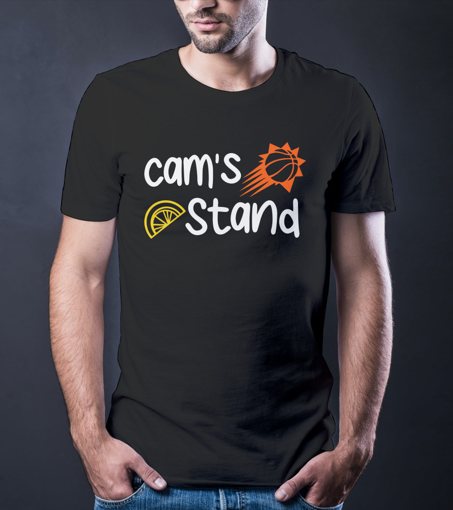 Cam's Stand Lemonade Basketball Team T-Shirt