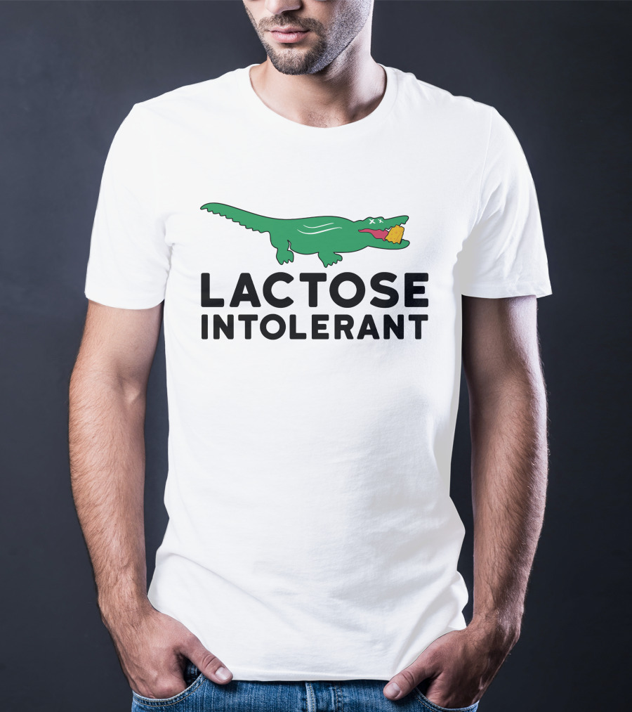 Lactose Intolerant Funny Shitheadsteve Merch Crocodile Cheese T-Shirt
