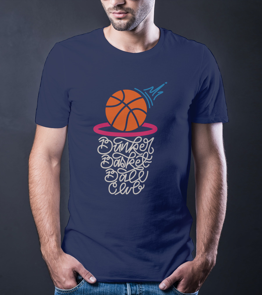 Bunker Branding Basketball Club Ball Net Script T-Shirt