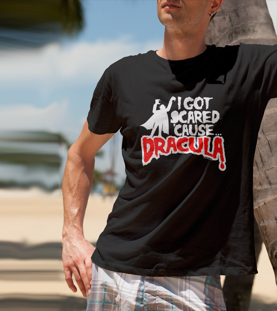 I Got Scared Cause Dracula Mmr Rock Merchandise T-Shirt