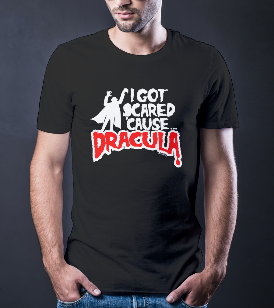 I Got Scared Cause Dracula Mmr Rock Merchandise T-Shirt