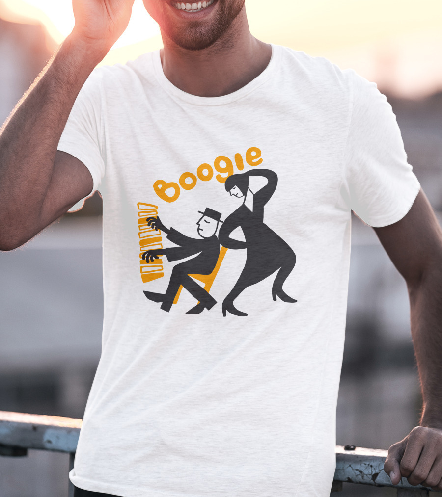 Woogie Boogie Music Dance Energetic Movement T-Shirt
