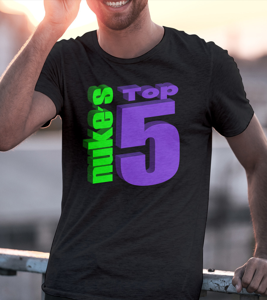 Nukestop5 Nuke's Top 5 Logo Merch T-Shirt