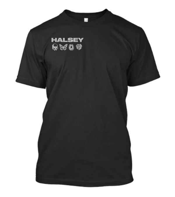Halsey Skull Butterfly Symbols T-Shirt