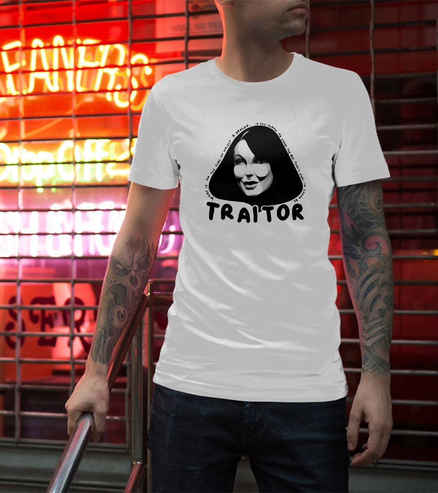 TRAITOR Amanda What Is On The Face Of A Dragon T-Shirt
