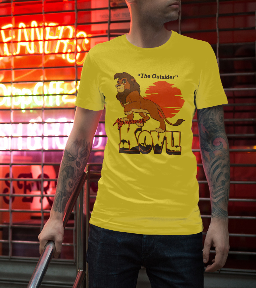 The Outsider My Name Is Kovu Lion King Character T-Shirt