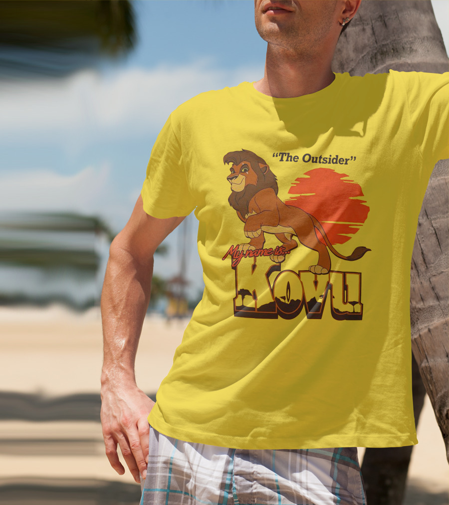 The Outsider My Name Is Kovu Lion King Character T-Shirt