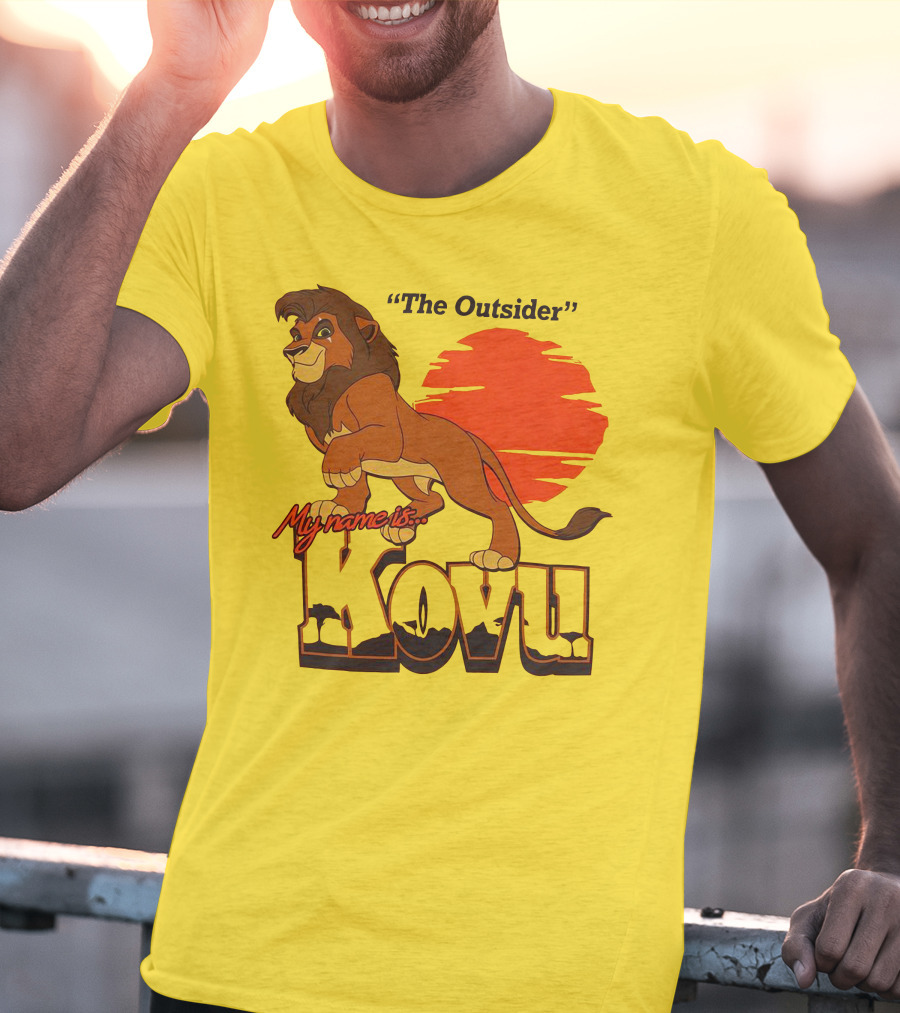The Outsider My Name Is Kovu Lion King Character T-Shirt