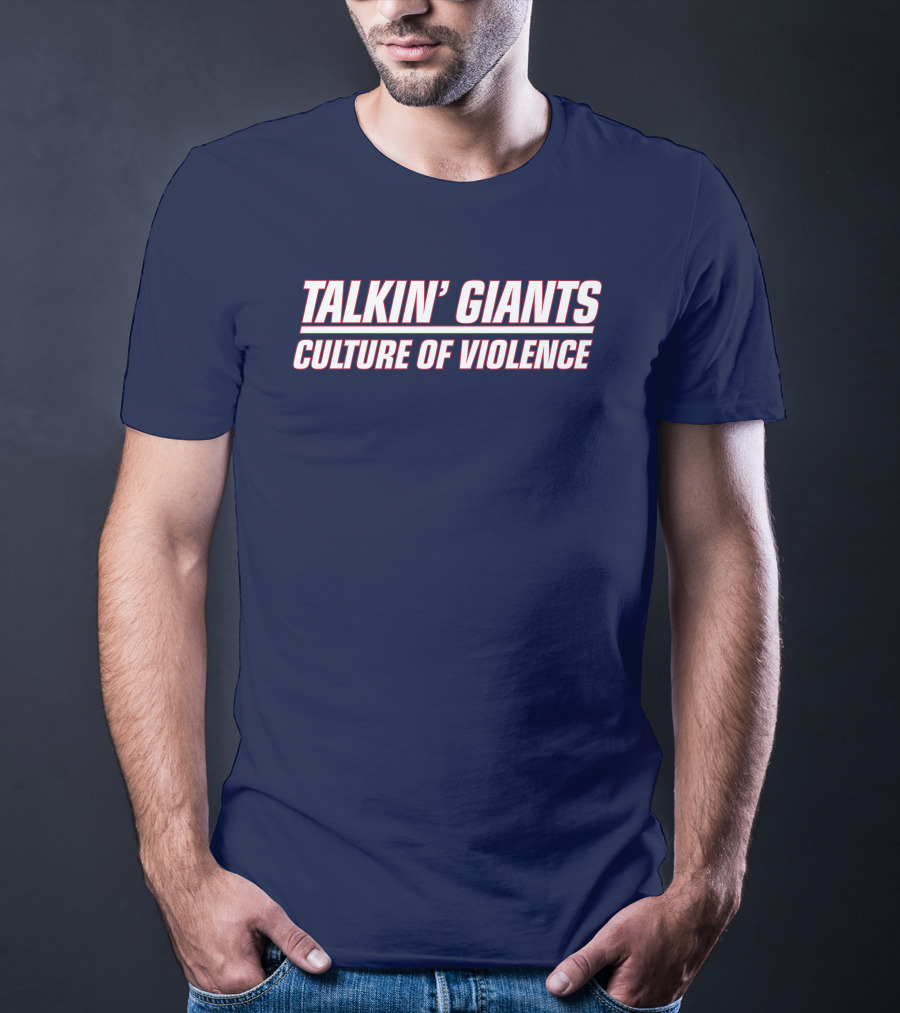Jomboy Media Talkin' Giants Culture Of Violence T-Shirt