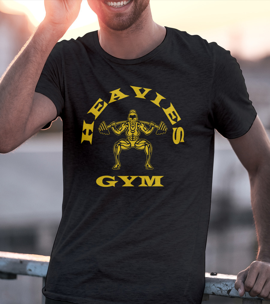 Andrew Schulz Heavies Gym Weightlifter T-Shirt
