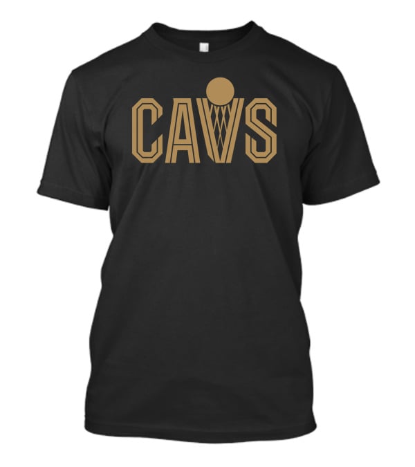 Cavs Team Homage Black Cavaliers New CAVS Basketball T-Shirt