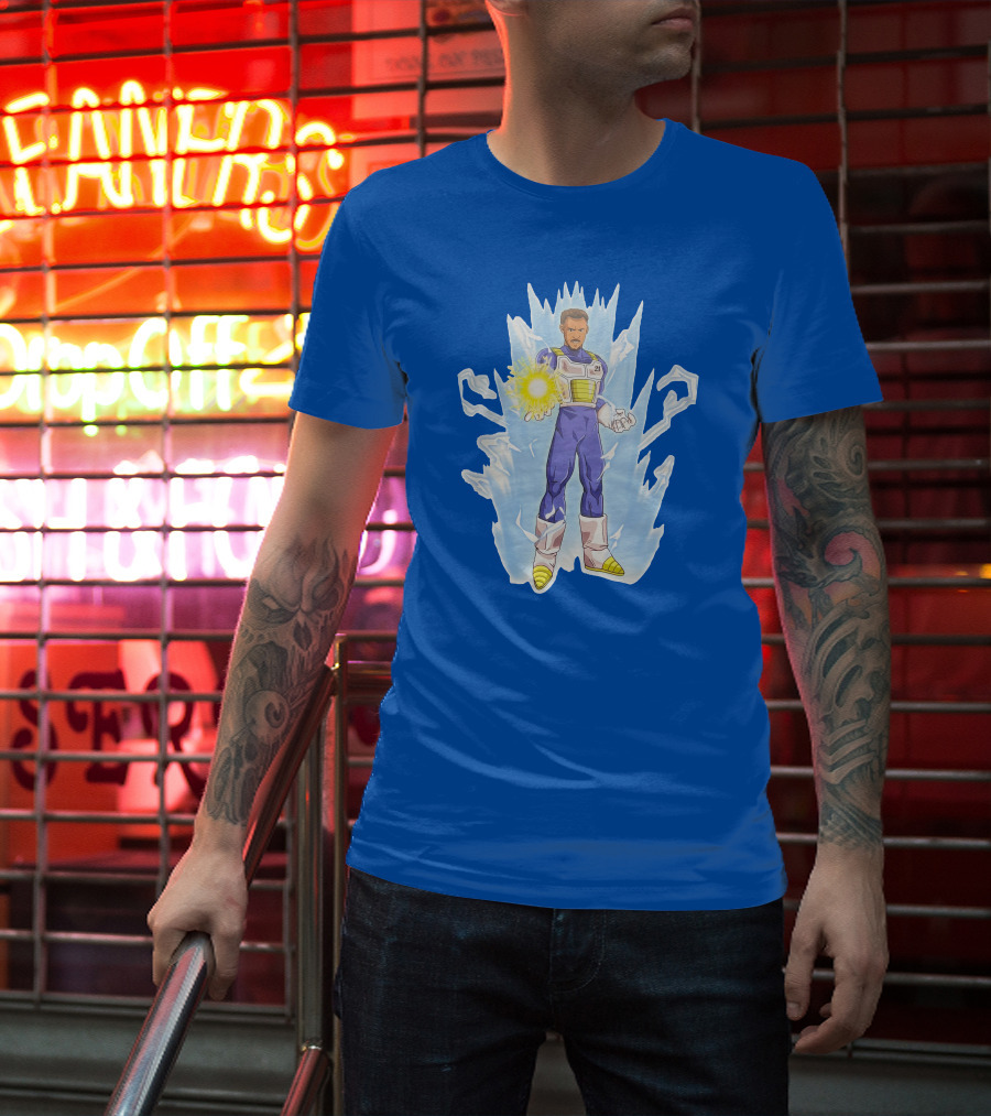 Josh Robbins Daniel Gafford Vegeta Super Saiyan Dragon Ball Z Power-Up T-Shirt