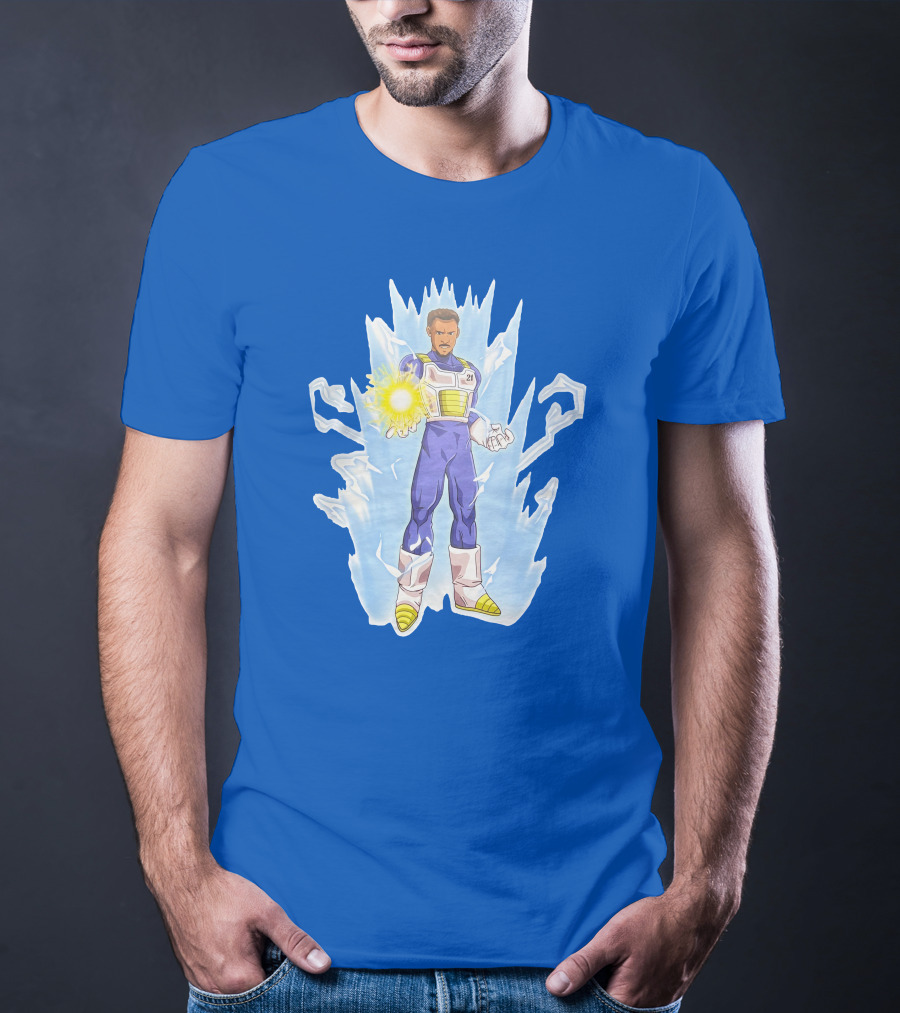 Josh Robbins Daniel Gafford Vegeta Super Saiyan Dragon Ball Z Power-Up T-Shirt
