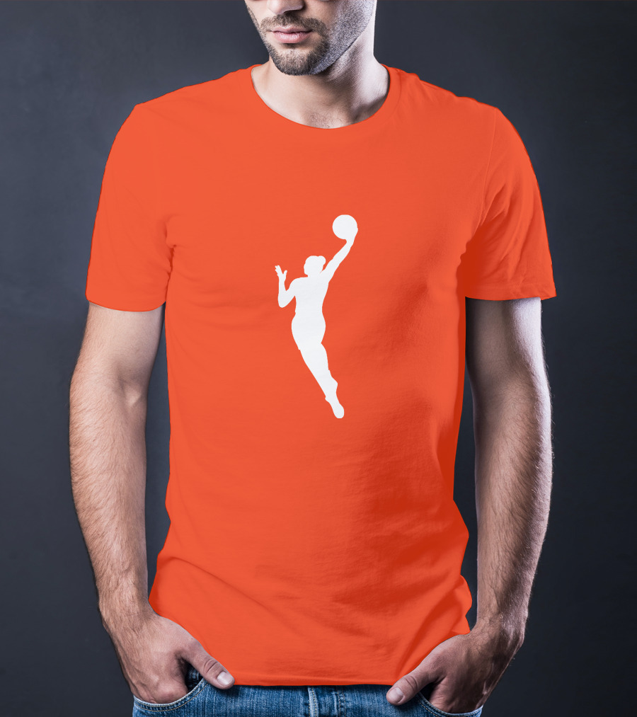 WNBA Orange Basketball T-Shirt