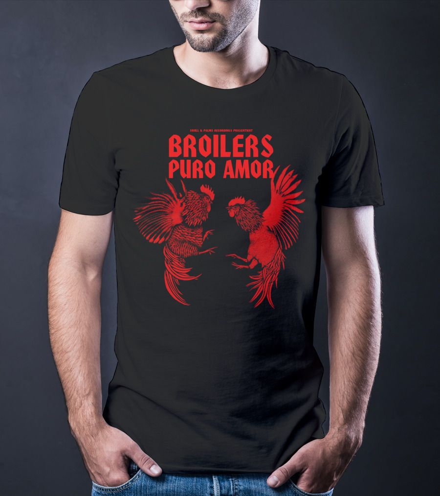 Broilers Puro Amor Skull And Palms Recordings Presents T-Shirt