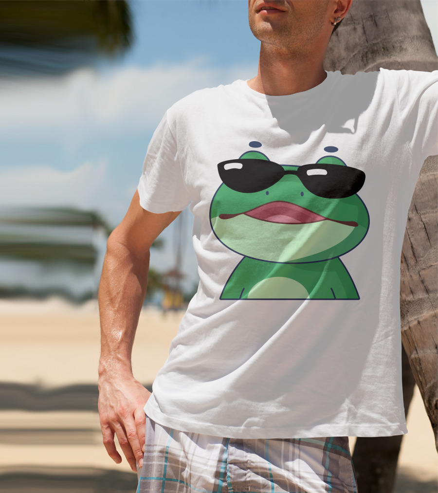 Boomerna Frog With Sunglasses T-Shirt