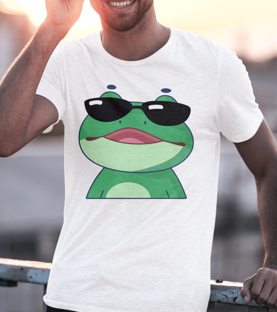 Boomerna Frog With Sunglasses T-Shirt