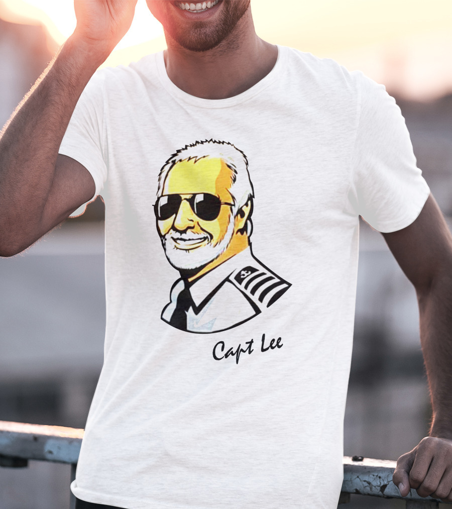 Capt Lee Sunglasses Captain Uniform T-Shirt