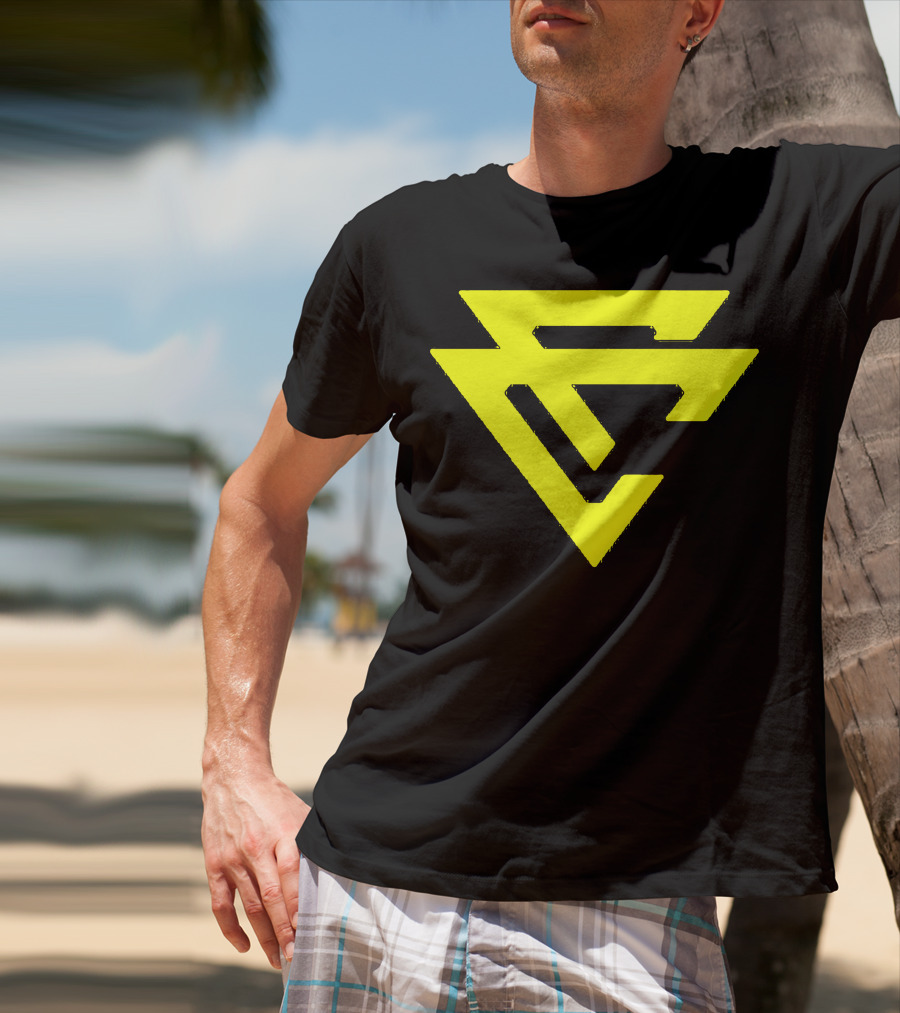 Capron Funk CF Logo Yellow And Black Merch T-Shirt
