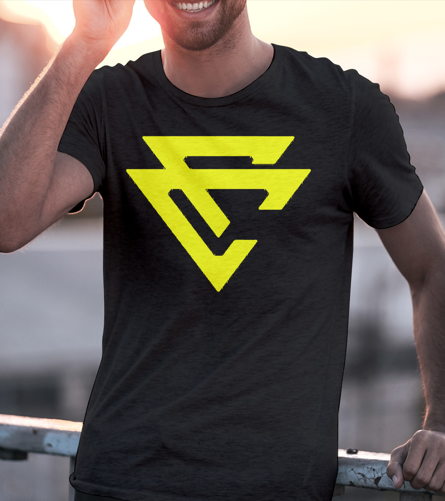 Capron Funk CF Logo Yellow And Black Merch T-Shirt