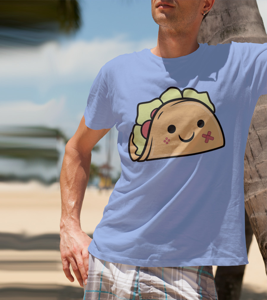 Kawaii Taco Cute Smiley Face Twent4tim Merch T-Shirt