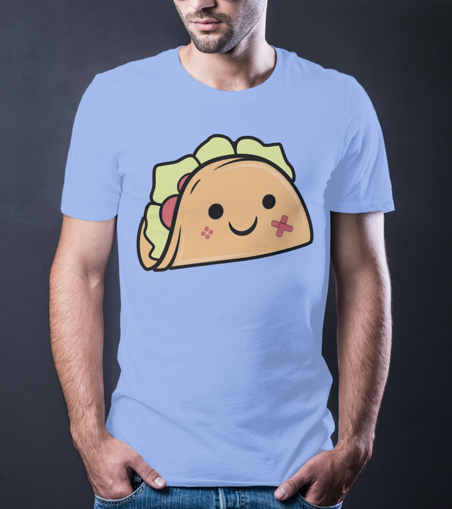 Kawaii Taco Cute Smiley Face Twent4tim Merch T-Shirt
