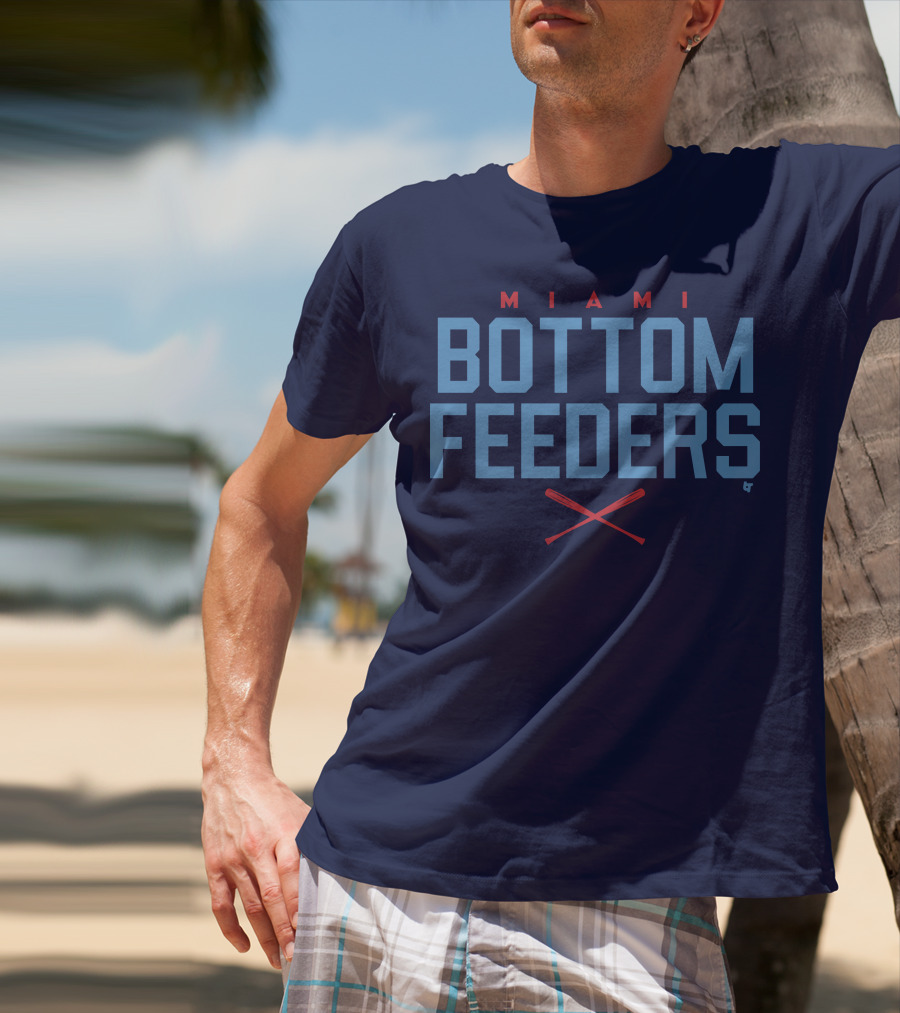 Miami Bottom Feeders Marlins Merch T-Shirt