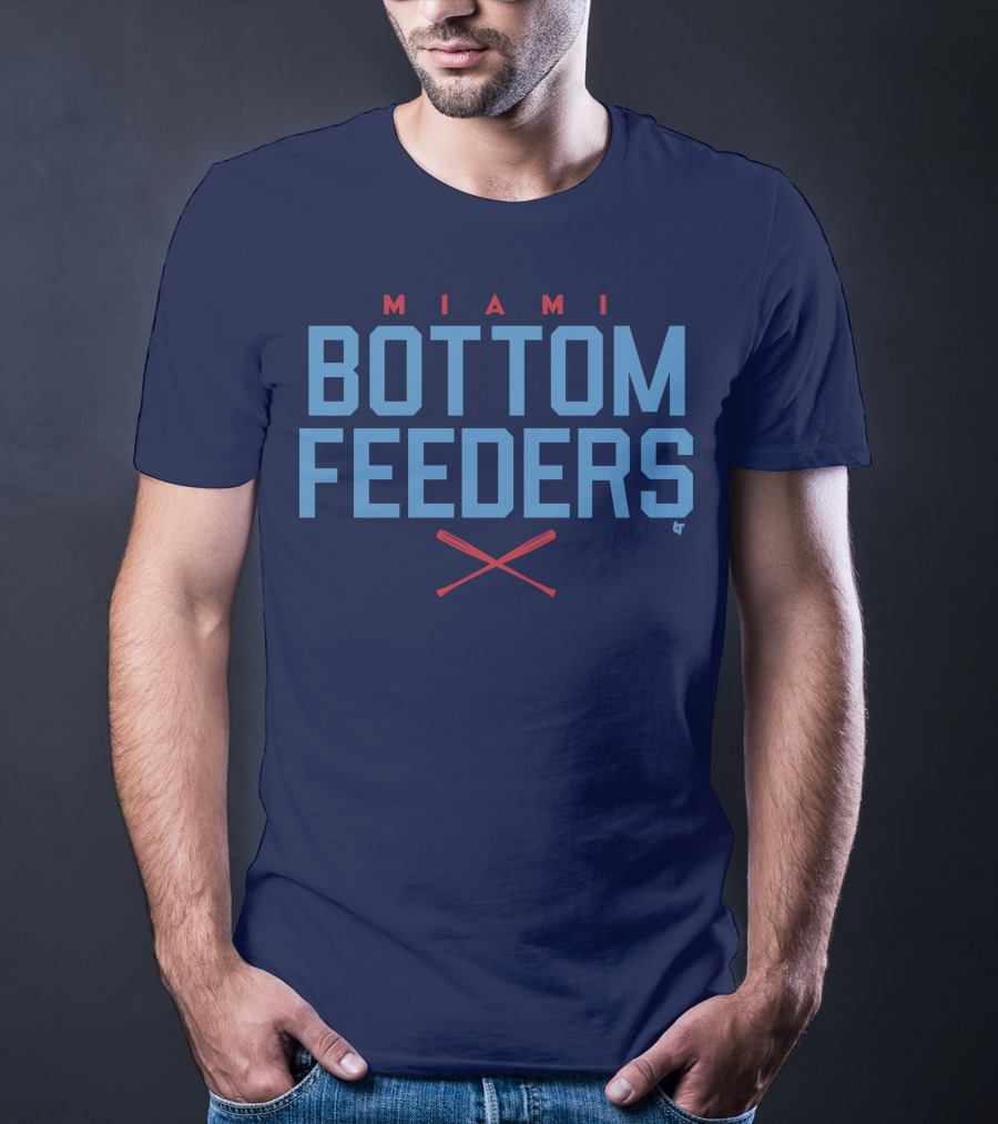 Miami Bottom Feeders Marlins Merch T-Shirt