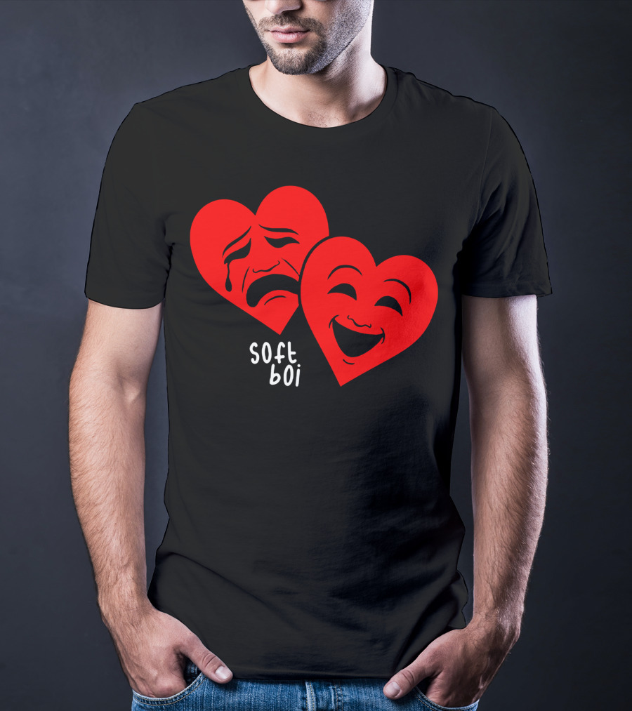 Soft Boi CrankGameplays Merch Heart Faces T-Shirt