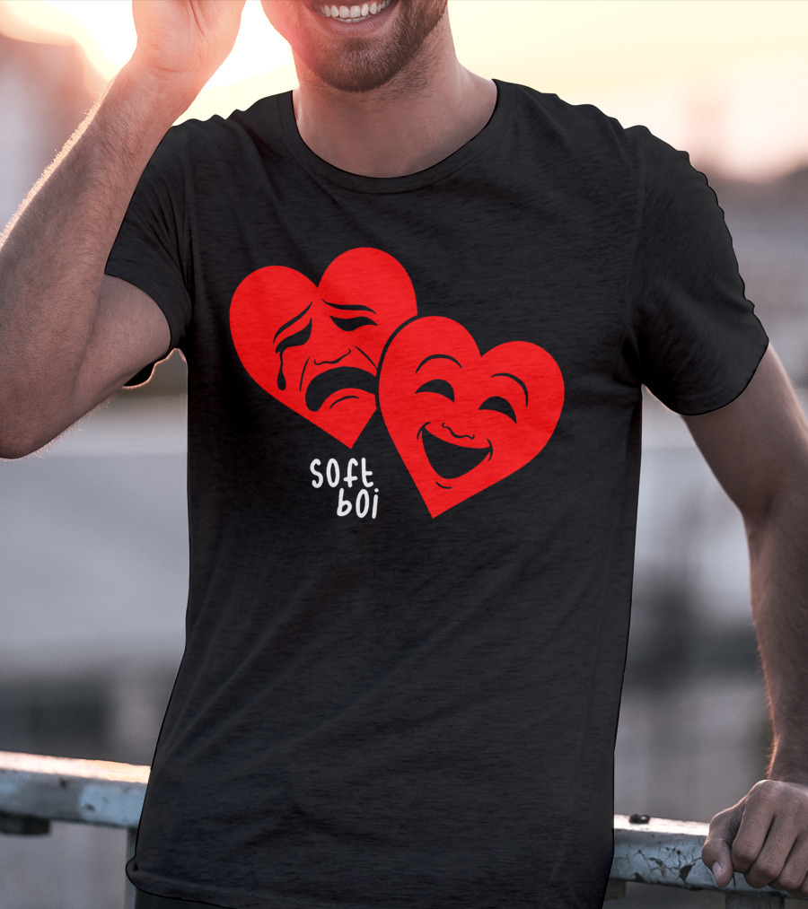 Soft Boi CrankGameplays Merch Heart Faces T-Shirt