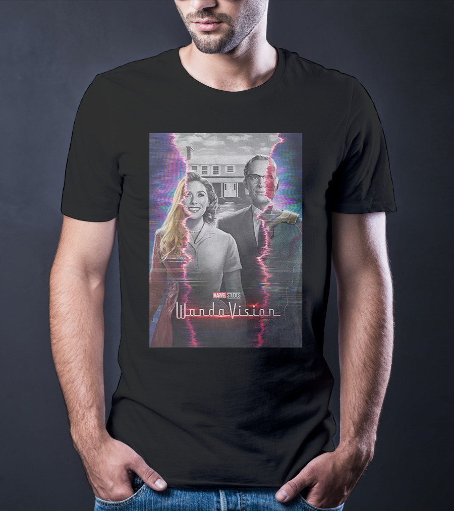 Marvel Studios WandaVision Retro TV Distortion T-Shirt