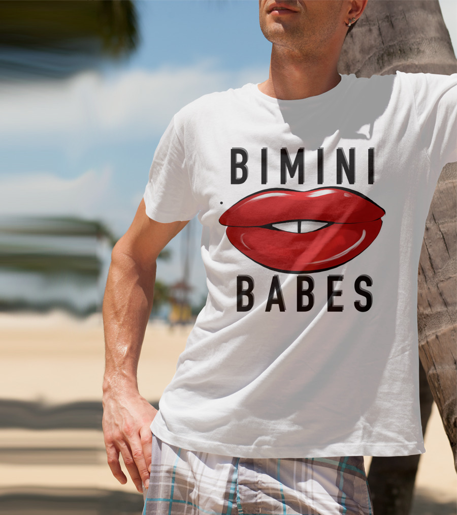 Bimini Babes Red Lips Bimini Bon Boulash Merch T-Shirt